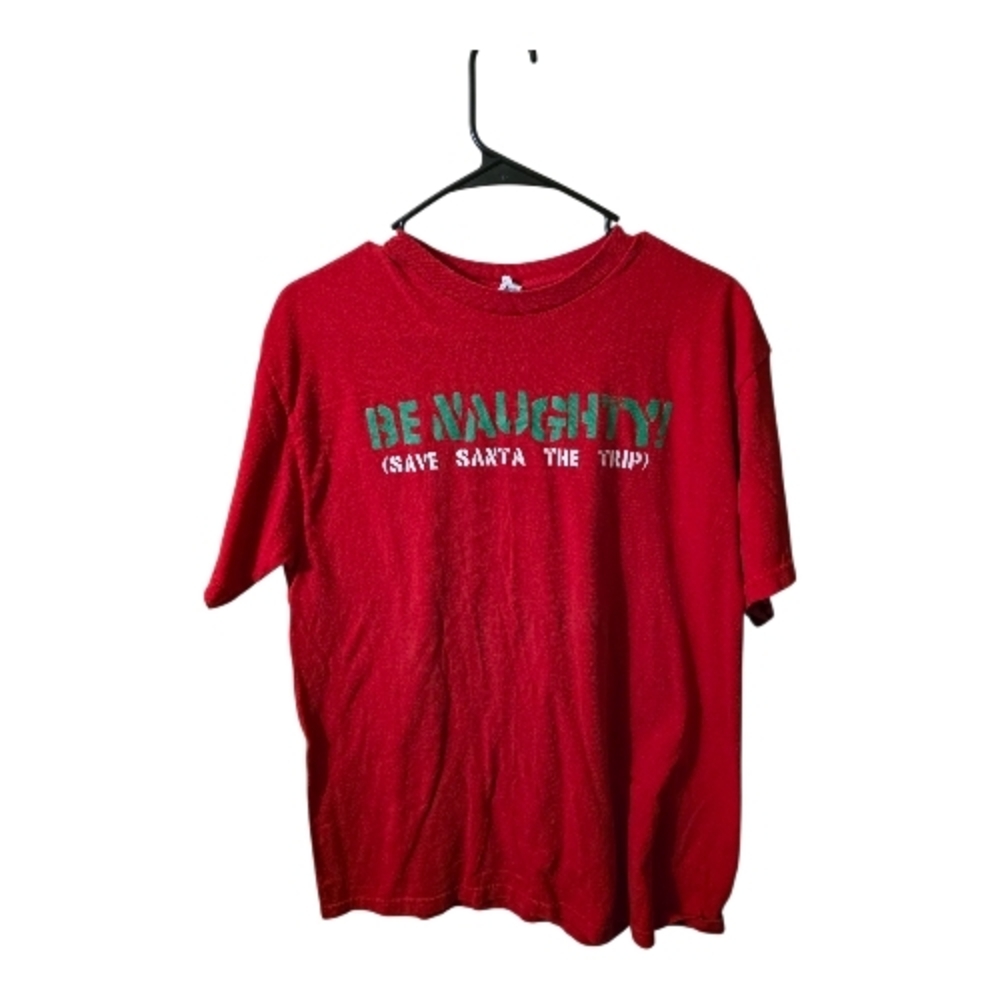 Be Naughty Red Graphic Tee